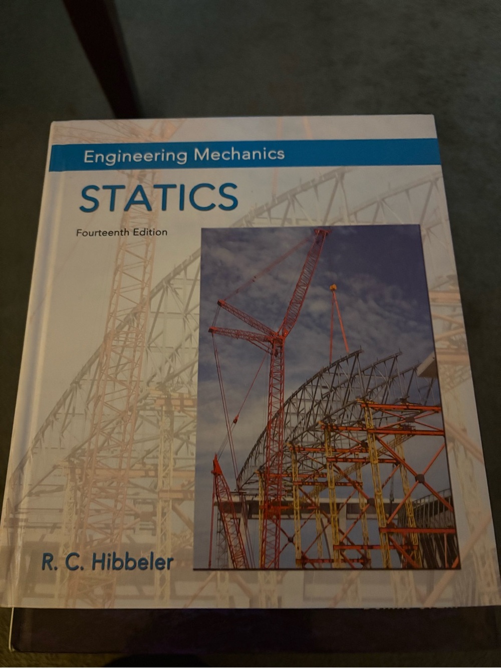 Statics Textbook - White/Cream Cover